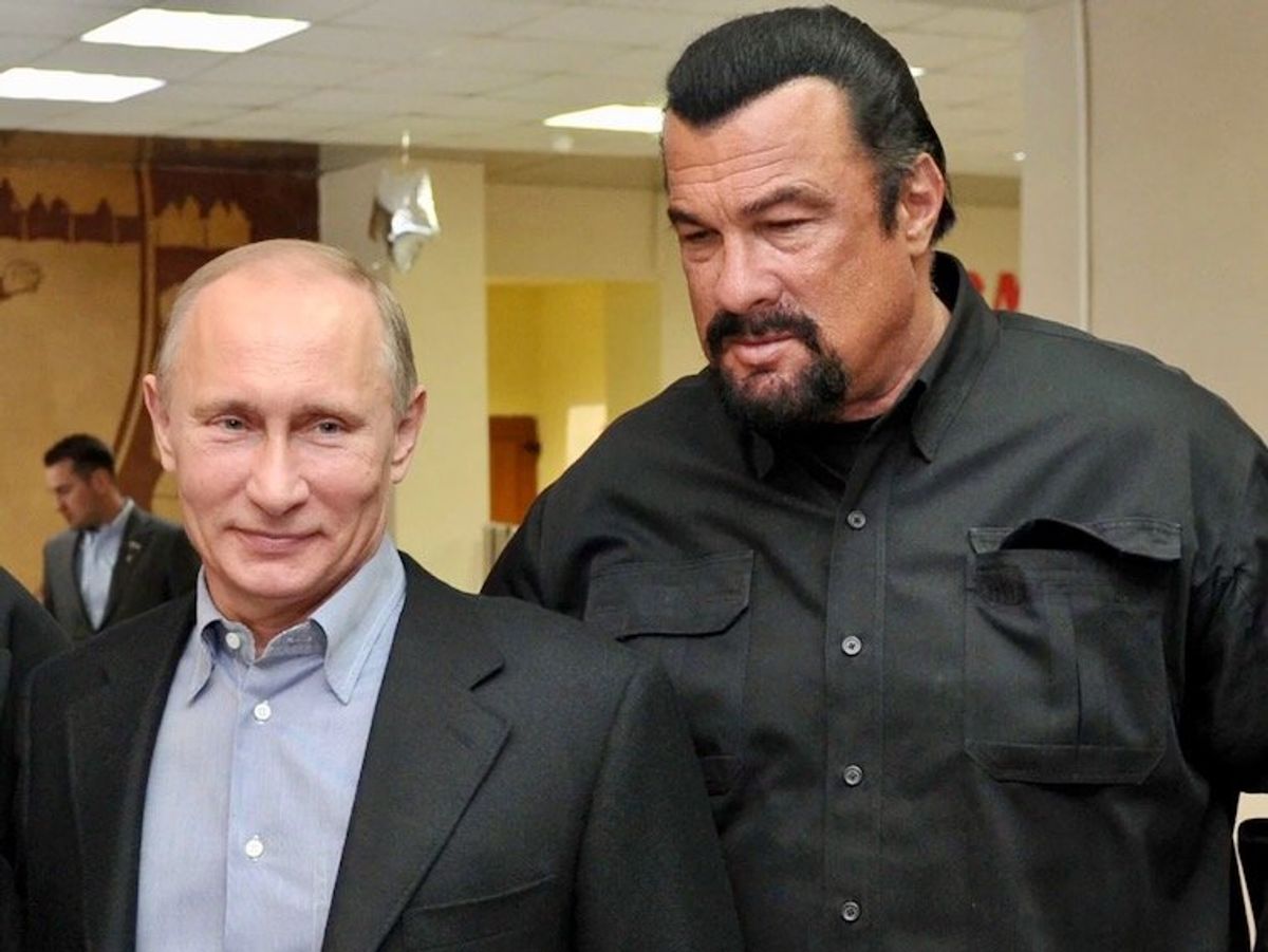 Putin decorates US actor Steven Seagal with 'friendship' award
