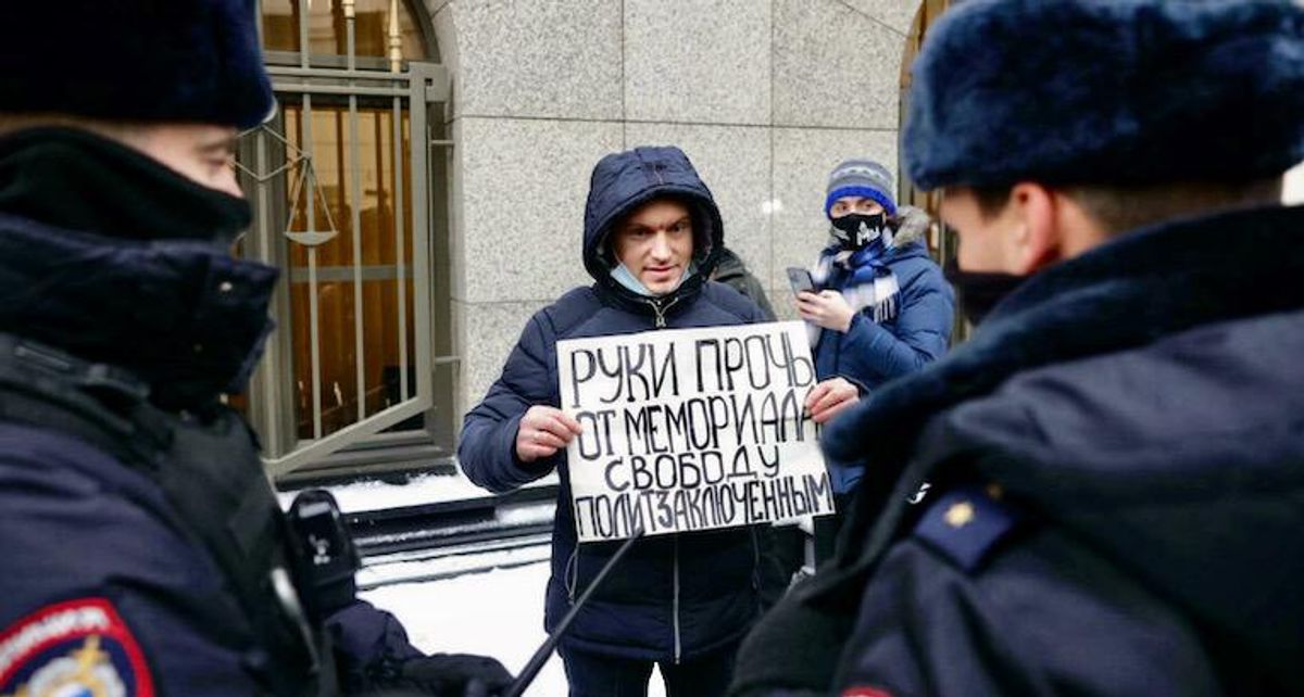 Russian court considers closing top rights group Memorial
