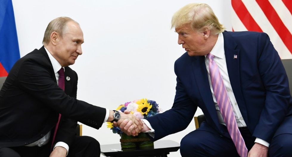 Russian state TV host rages that DOJ might put 'our Trump' in prison for trying to steal election