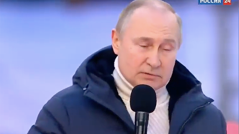 sad putin