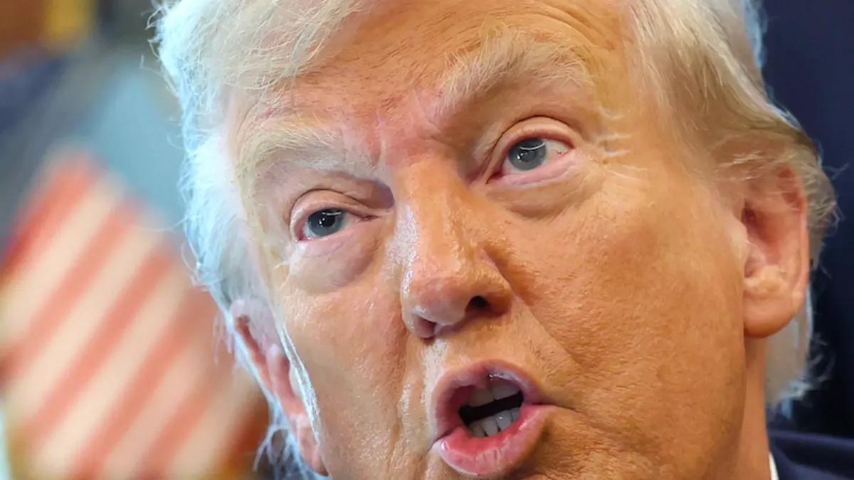 Trump dodges question on governor, goes off on bizarre bridge-collapse rant