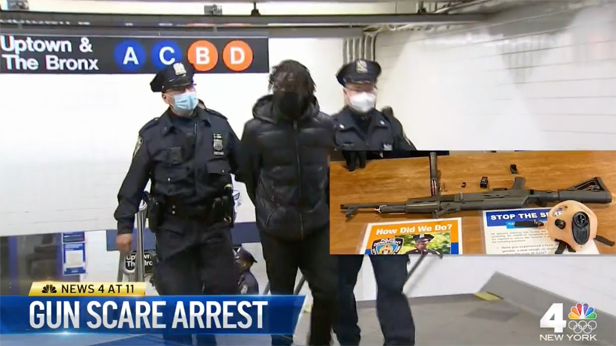 WATCH: Man arrested with AK-47 in Times Square subway got a COVID test first