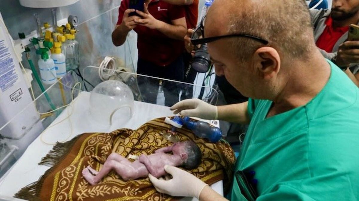Baby delivered from dying mother's womb in Gaza 'miracle'