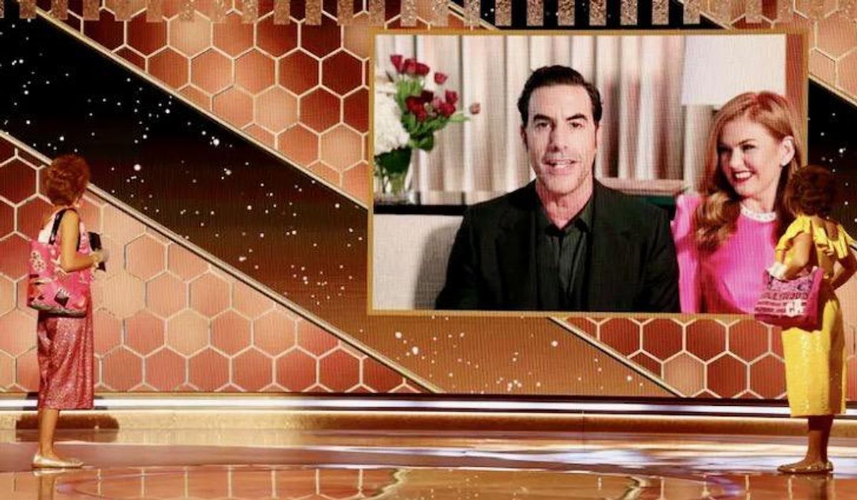 Sacha Baron Cohen: outrageous comedian with serious point, and Globes glory