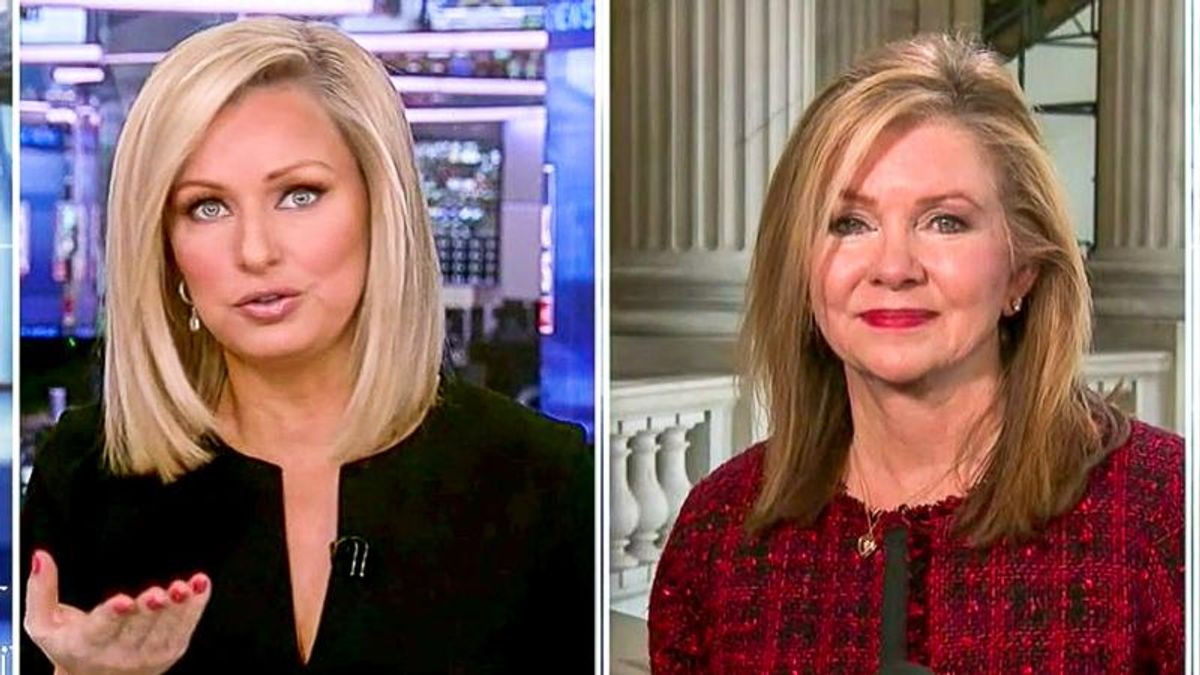 'You should probably have a thought on this': Fox News calls out Marsha Blackburn on Marjorie Taylor Greene