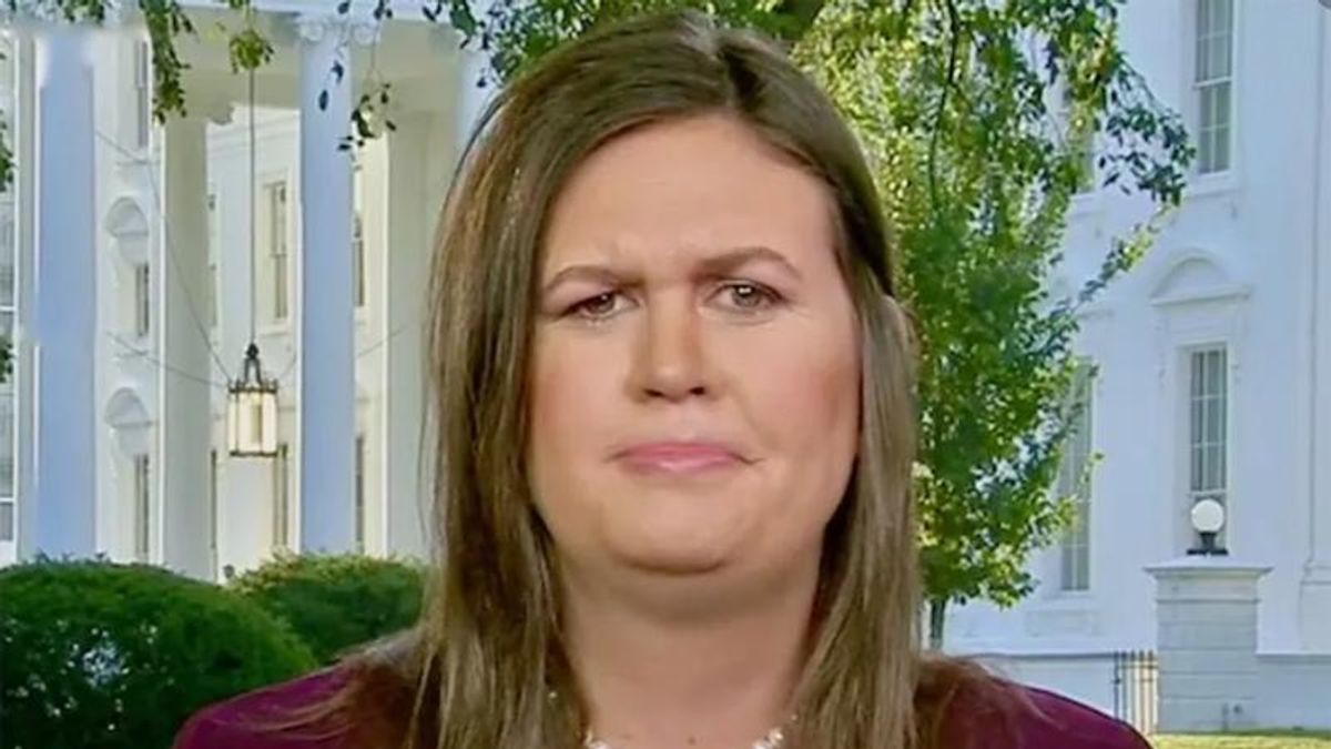 Sarah Sanders humiliated by her high school government teacher for not understanding the 1st Amendment