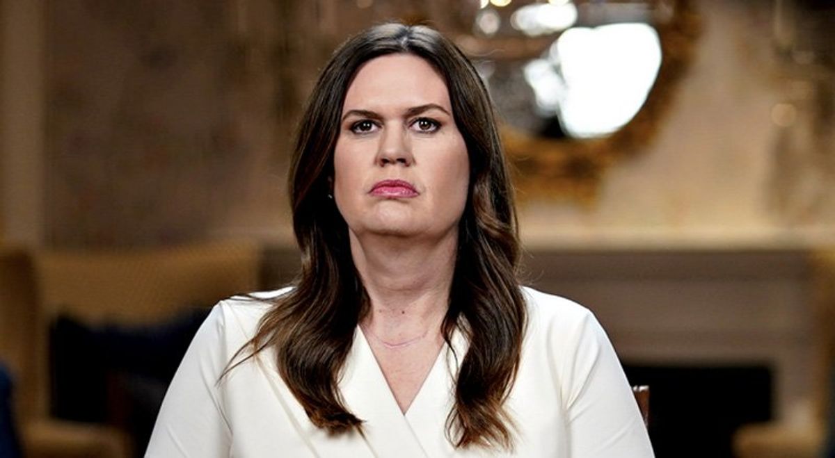 'Not a defense': Arkansas lawyer shreds Sarah Sanders' excuse for $19k podium purchase