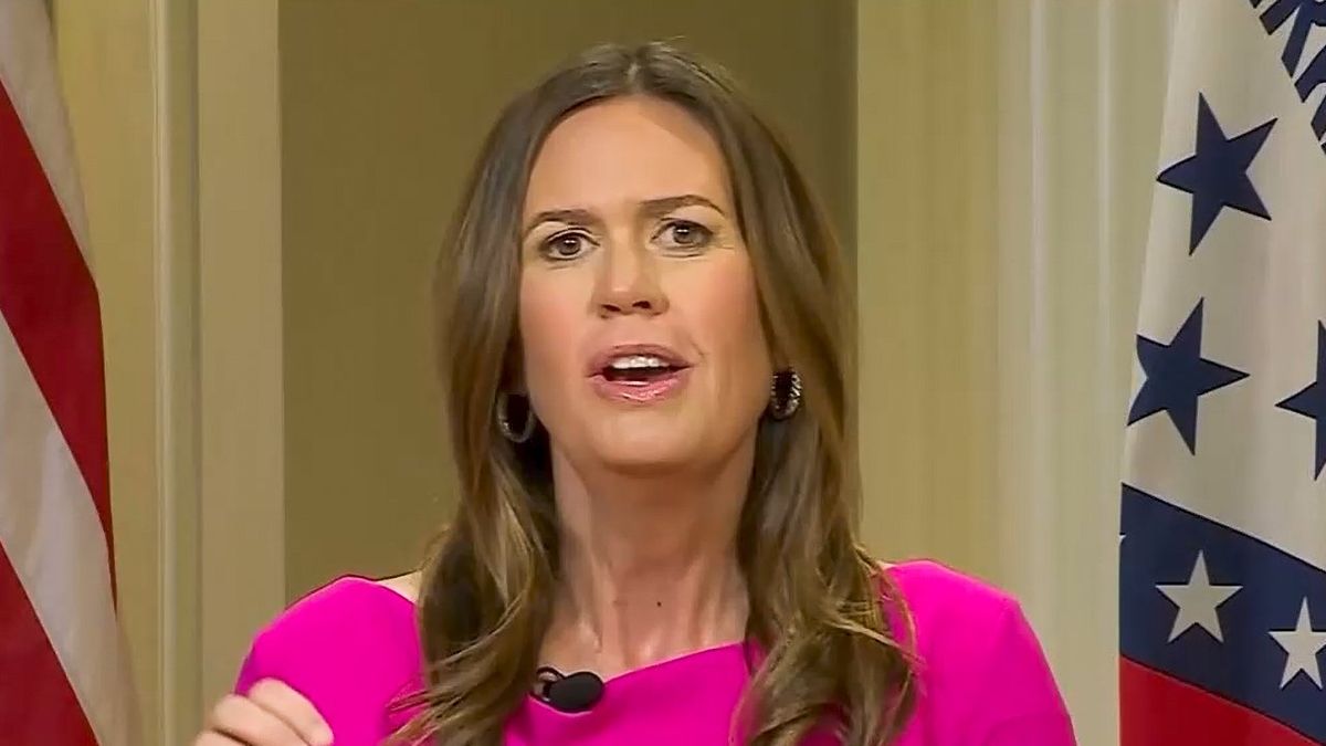 'I'm not trying to be rude': Sarah Sanders says Liz Cheney 'in the minority' on Jan. 6
