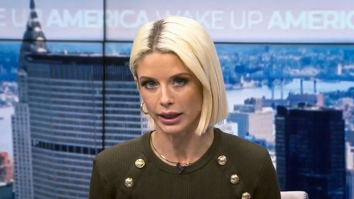 Newsmax host claims partner was beaten for stealing Israeli flag from pro-Gaza protesters