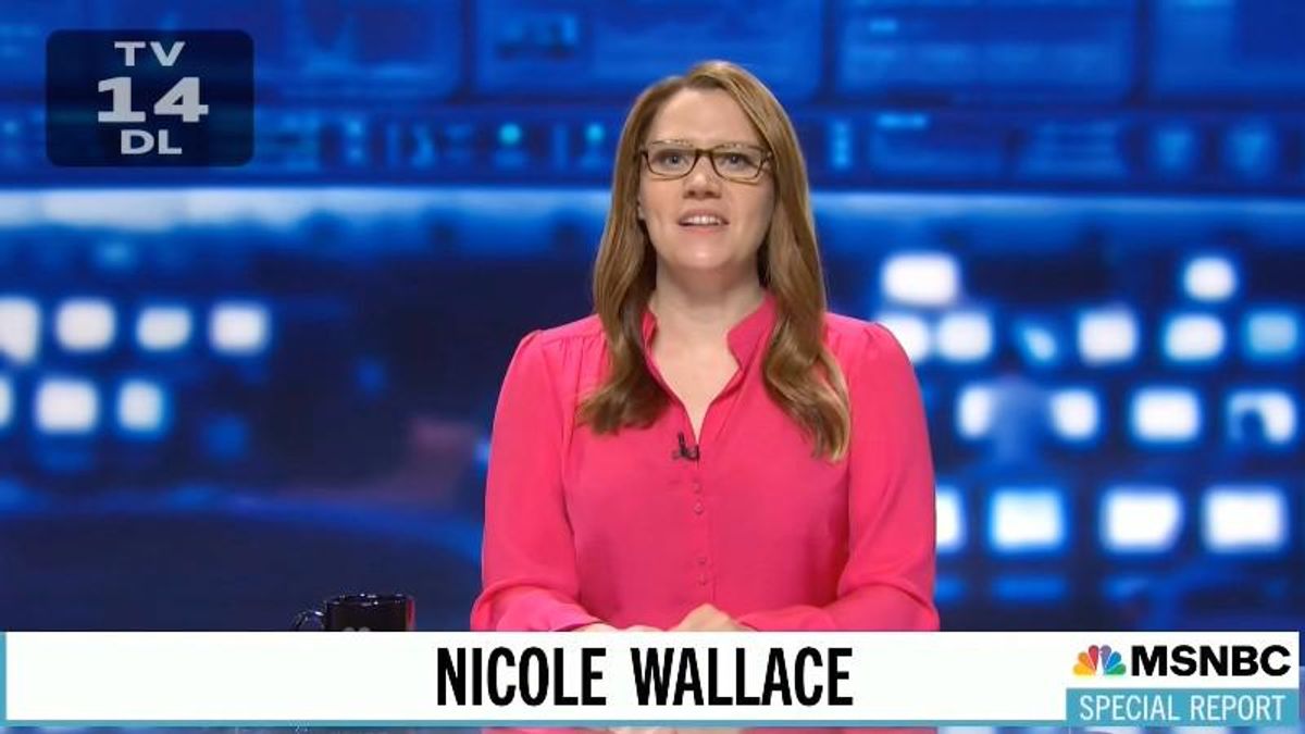 SNL imagines Nicolle Wallace's coverage of Johnny Depp vs. Amber Heard trial