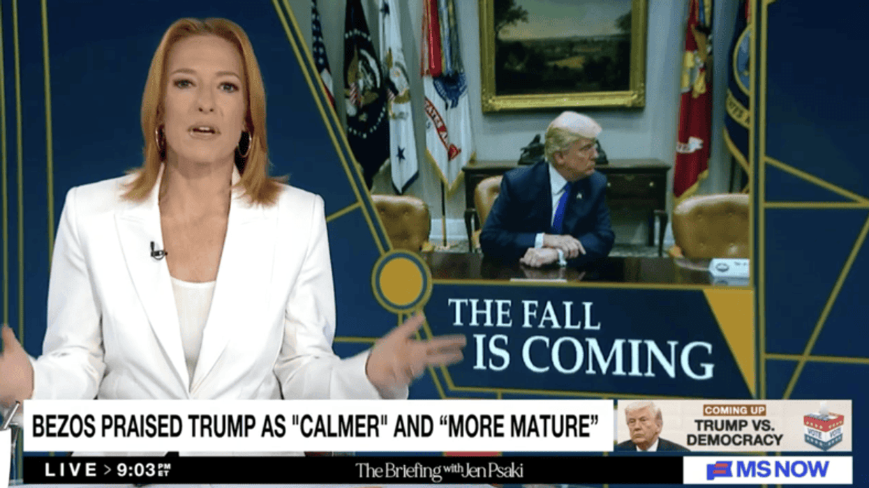 Jen Psaki shames America's tycoons as their 'embarrassing' Trump groveling ages like milk
