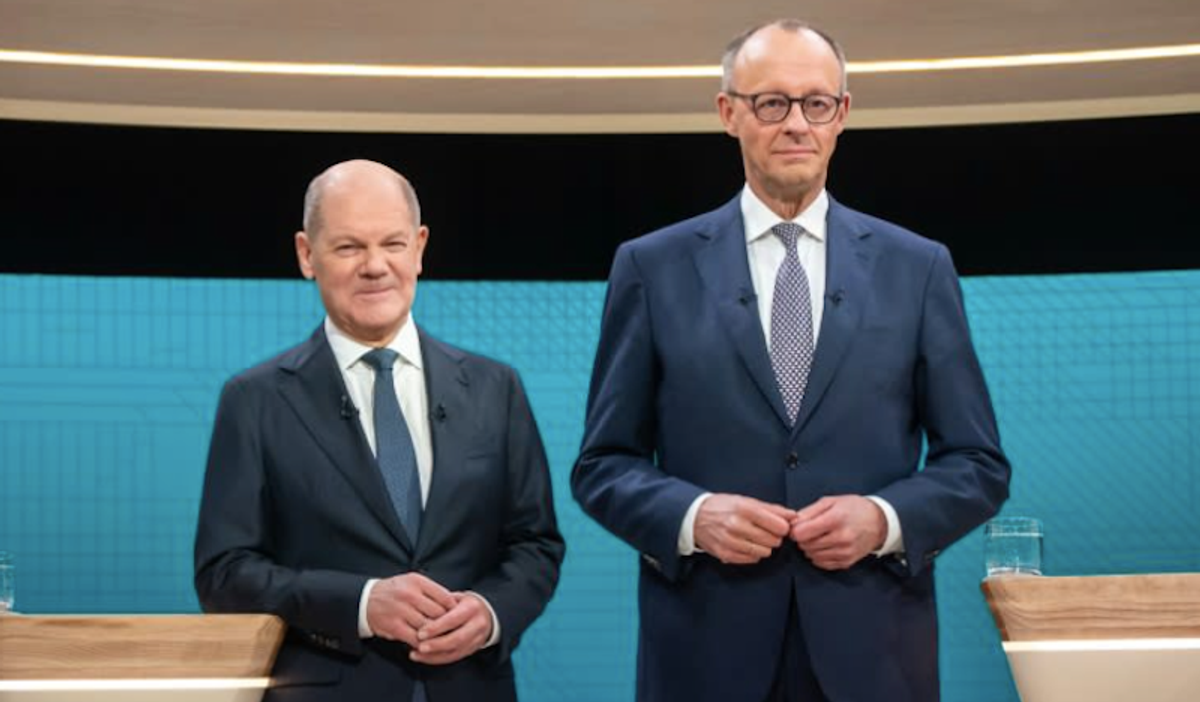 Germany's Scholz, Merz to clash in final pre-election debate