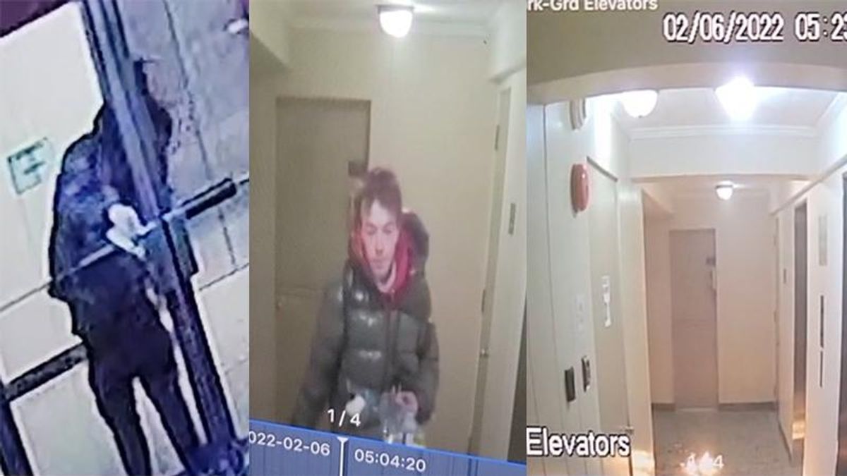 Screen captures from Ottawa apartment fire