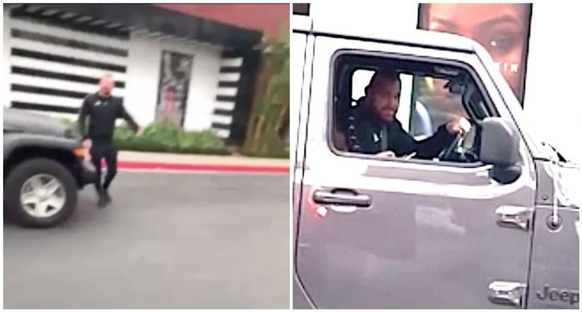 WATCH: White man has a racist meltdown after being asked to wear a mask