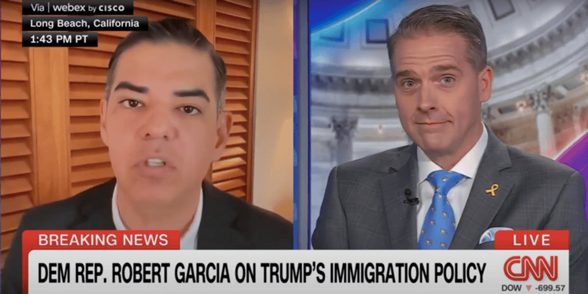 ‘Maybe go to the grocery store’: CNN conservative cuts off congressman in fiery clash