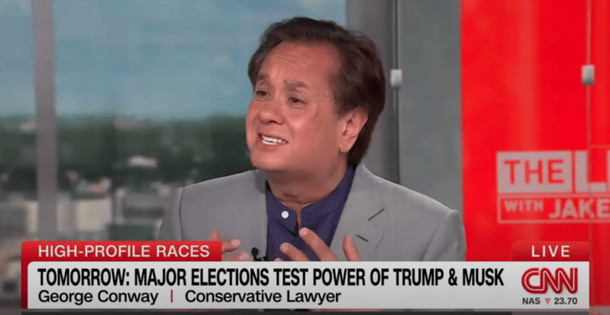 'It's criminal': Conservative attorney George Conway blasts Elon Musk's 'unseemly' antic