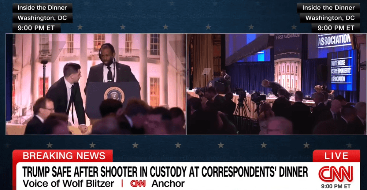 Wolf Blitzer details 'very scary' moment he was thrown to the ground as gunfire rang out