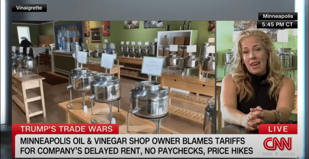 'It’s a lie!' Small-business owner breaks down over Trump tariffs