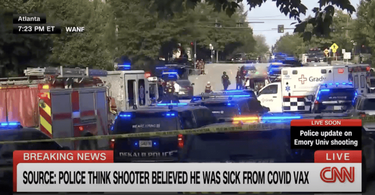Gunman who rampaged near CDC thought he was poisoned by COVID vaccine: report