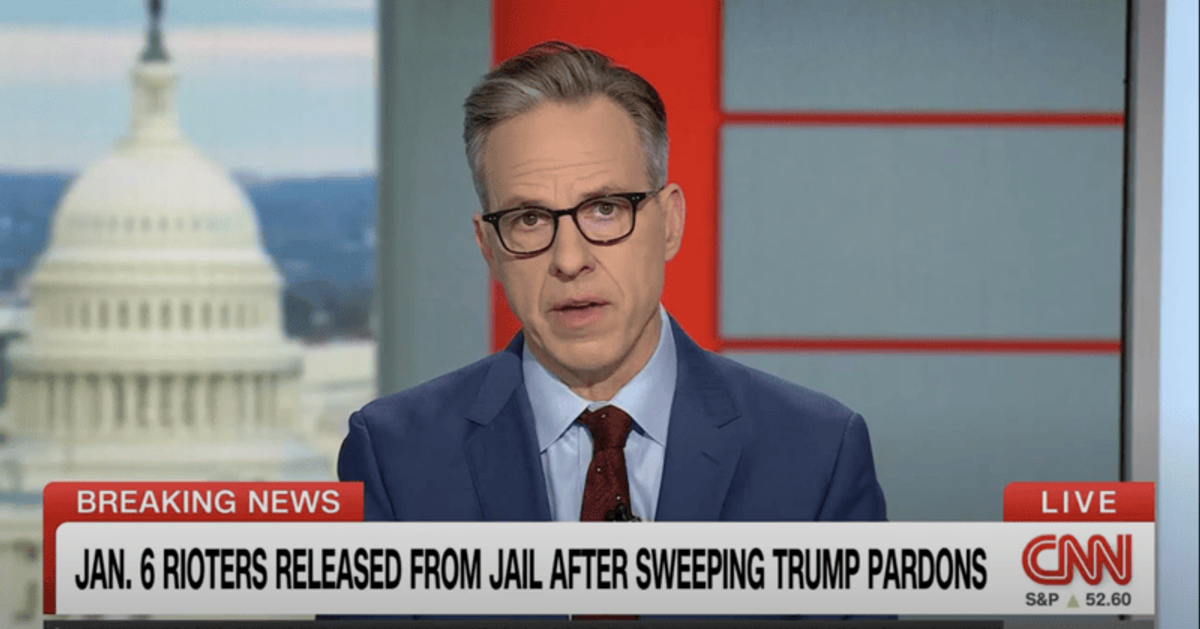 'No such thing': CNN's Jake Tapper shreds Trump for calling pardoned J6 rioters 'hostages'
