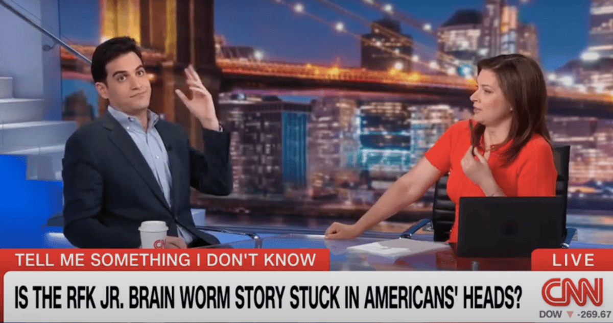 'Disgusting!' CNN anchor can't hold back laughs over RFK stunt that belongs in 'The Onion'