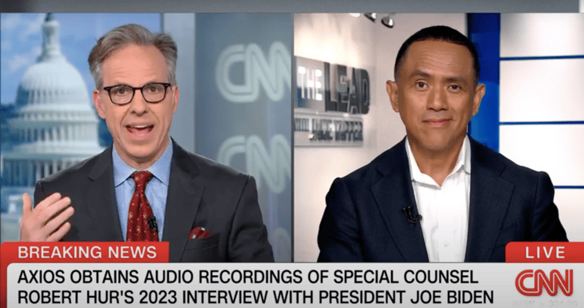 'Nice try': Jake Tapper claps back as Biden circle downplays audio of him 'losing himself'