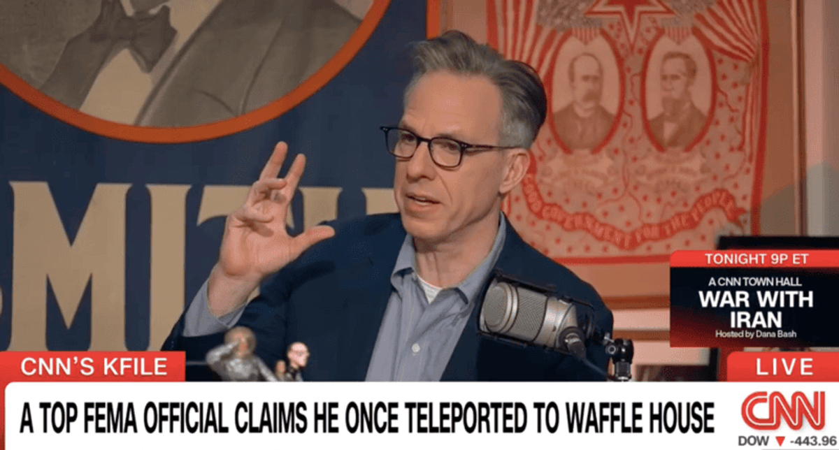 'He thinks he can teleport!' Jake Tapper floored by Trump official's podcast appearances