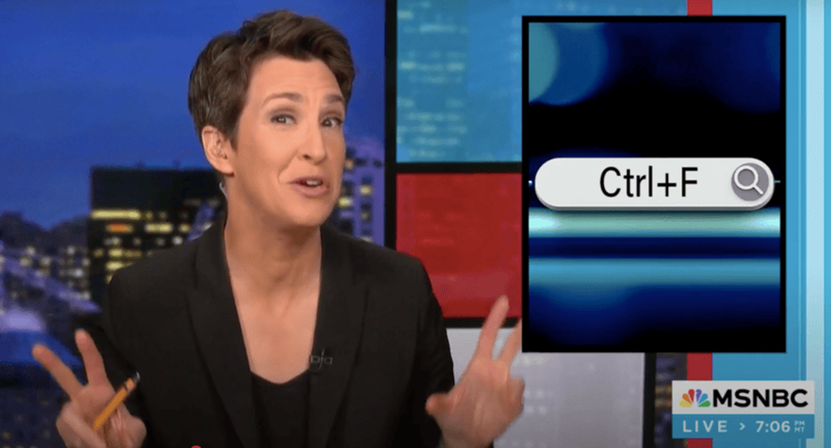 MSNBC's Rachel Maddow flags 'clear case' of 'stupidity problem' with Trump agenda