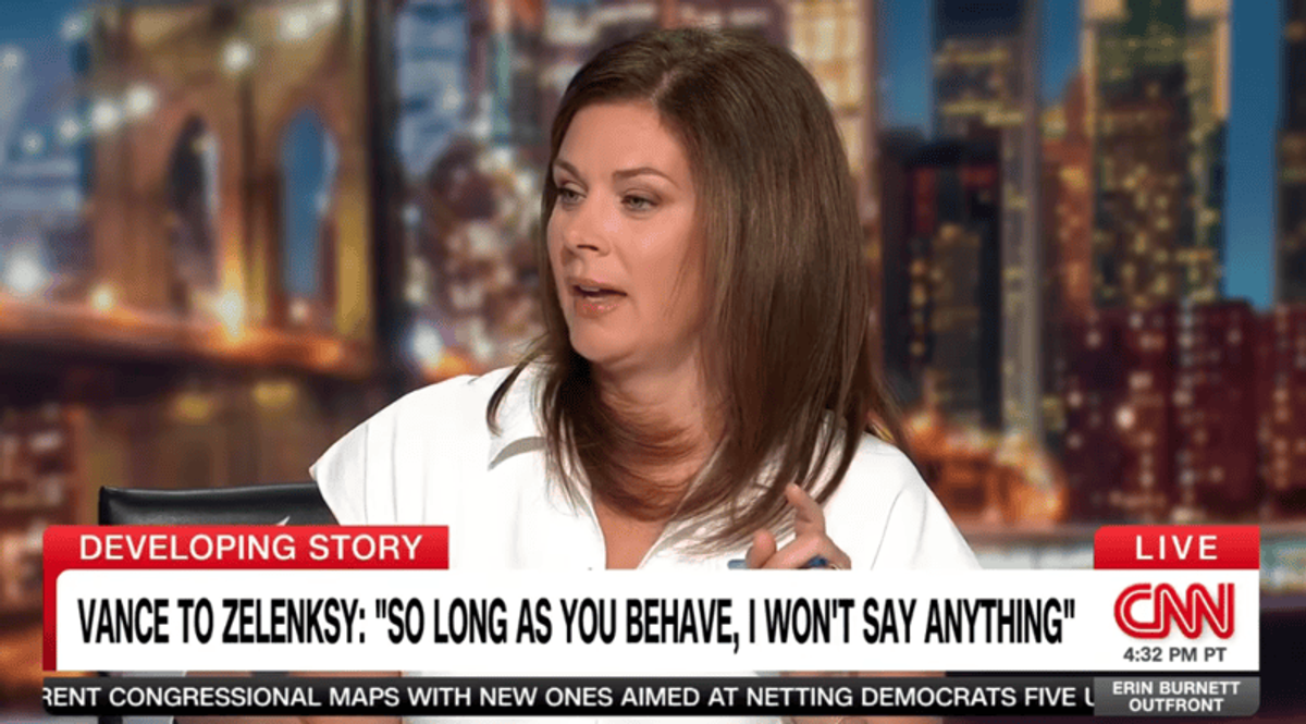 CNN's Erin Burnett disgusted by JD Vance’s Oval Office 'icebreaker': 'I thought it was AI'