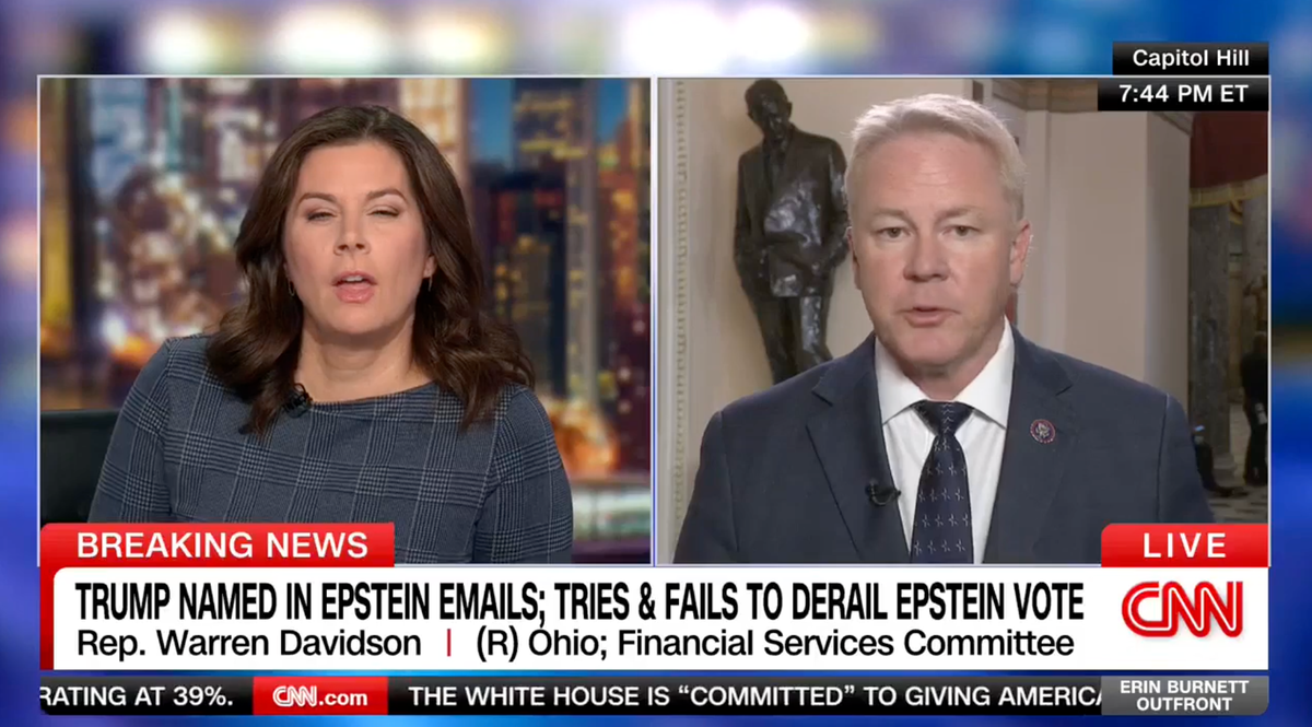 'Are you a bad or stupid Republican?' Erin Burnett confronts MAGA rep on Trump’s warning