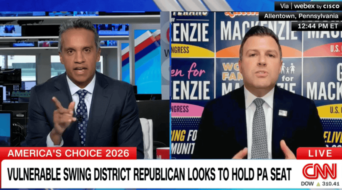 Republican stopped cold mid-sentence as CNN host fact-checks claims to his face