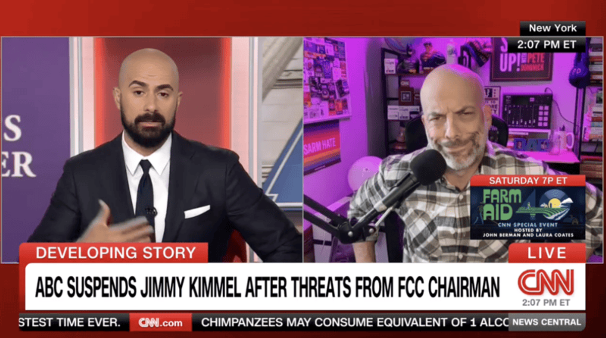 'Nonsense!' Comedian nearly loses his cool with CNN anchor as Kimmel chat gets tense