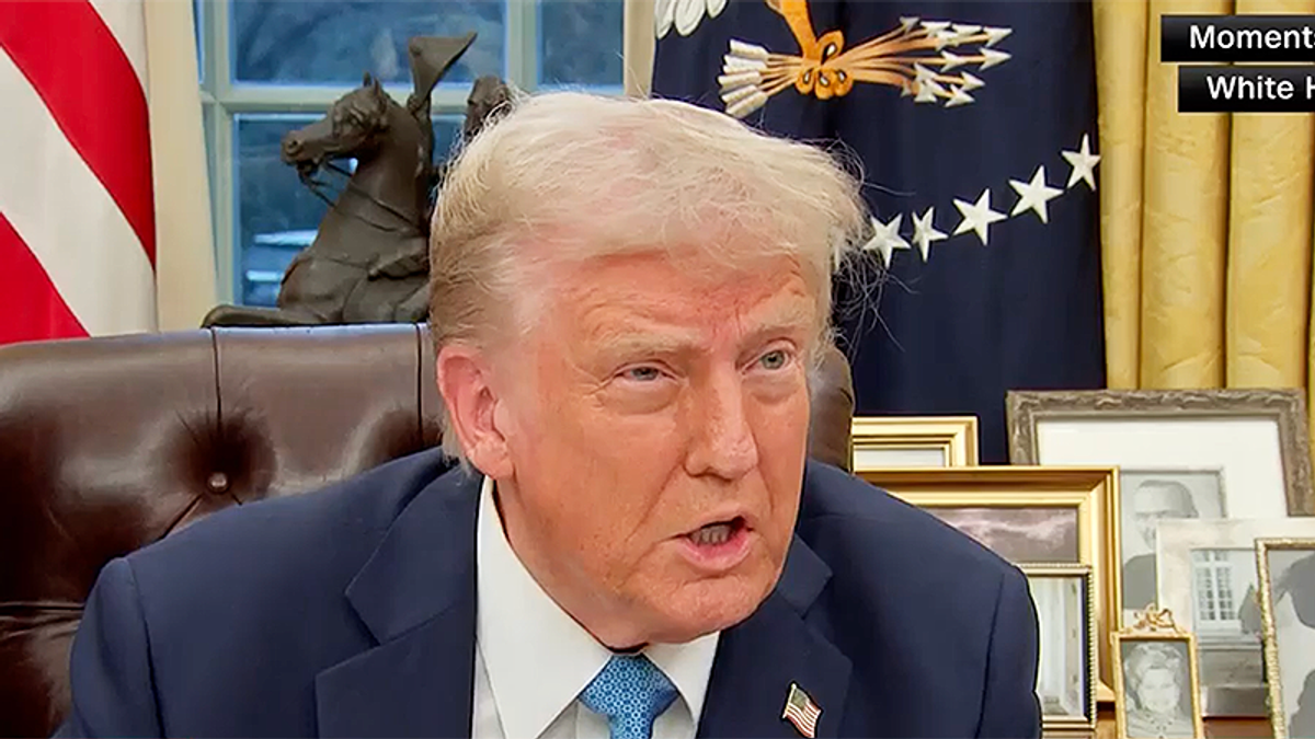 'Excuse me': Trump gets snippy with reporter as he doubles down on DEI claim