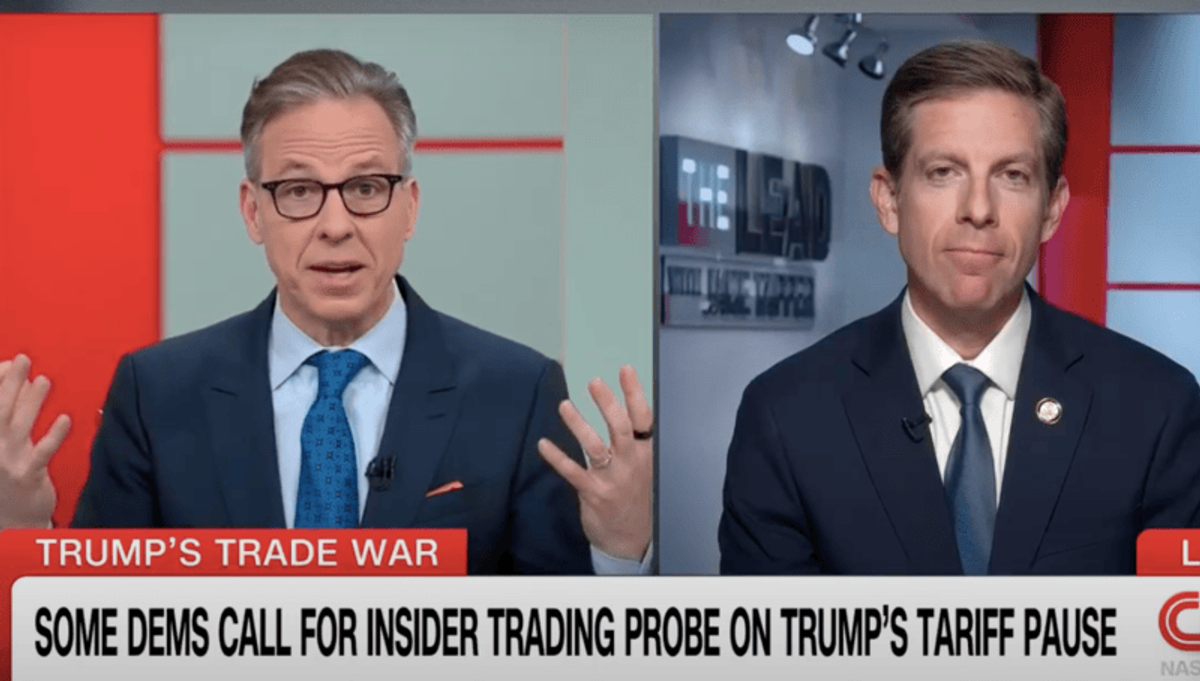 'Any vague idea?' CNN's Tapper presses lawmaker on failure to ban Congressional trading