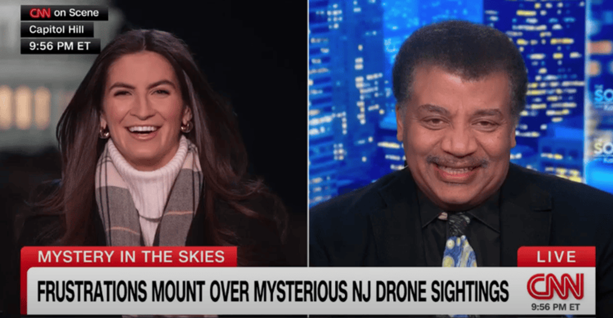 'Of all places!' CNN anchor cracks up at astrophysicist's skepticism NJ drones are aliens