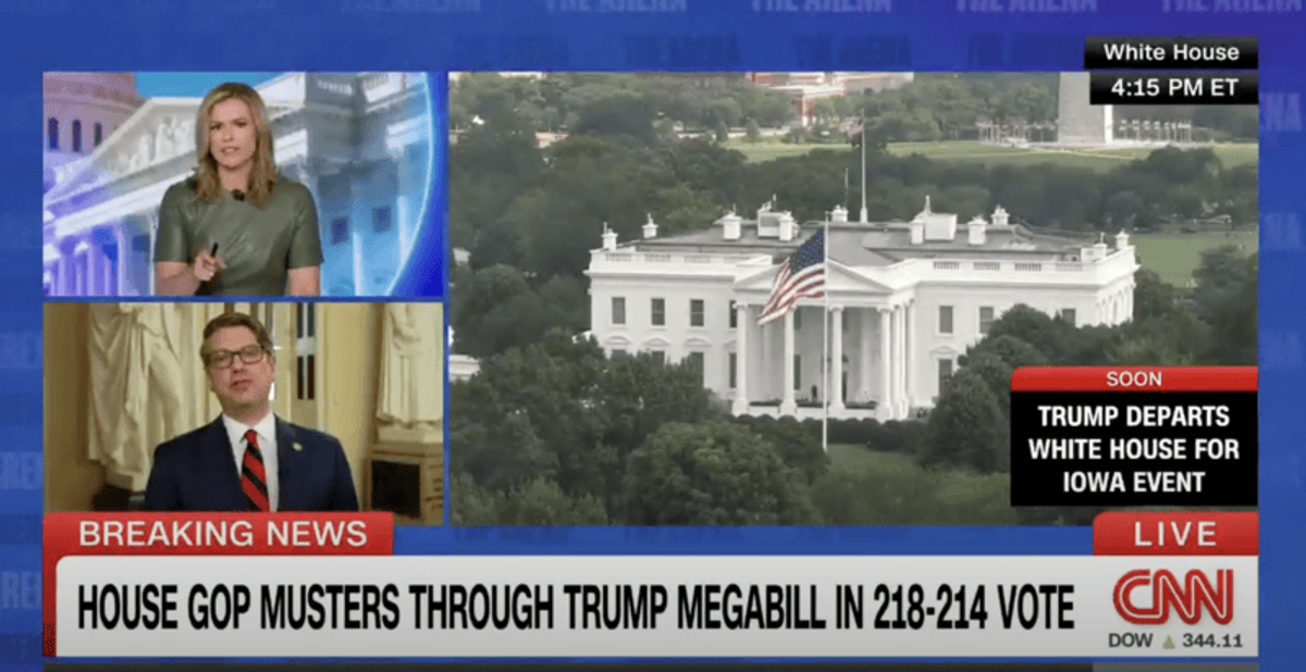 'Don't think that's right': CNN fact-checks GOP rep over false megabill claim