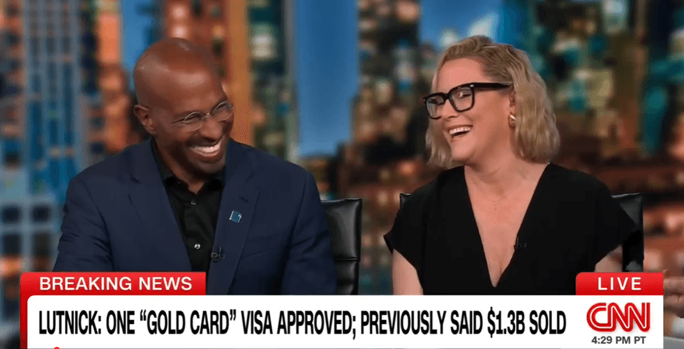Trump brutally mocked on CNN over bizarre Gold Card sales claim: 'Guy might be dishonest'