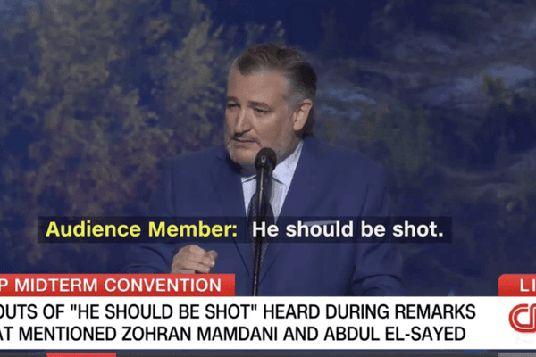 'Wow!' Jake Tapper astonished by 'ugly and awful' remark shouted during Ted Cruz speech