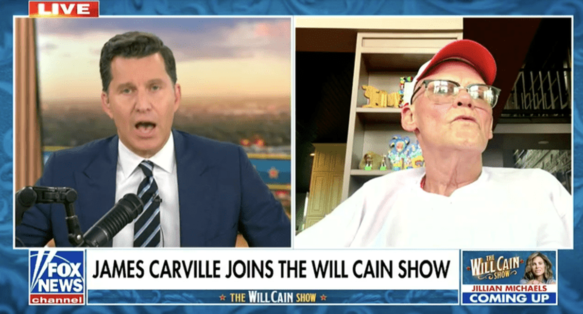 'That's idiotic!' James Carville tangles with Fox News host
