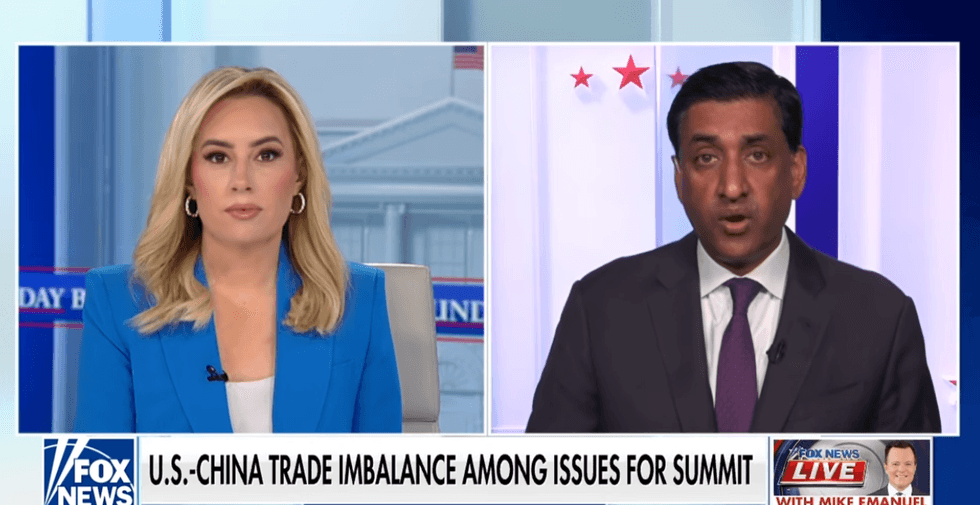 Frothing Trump sent over the edge by Dem's Fox News appearance