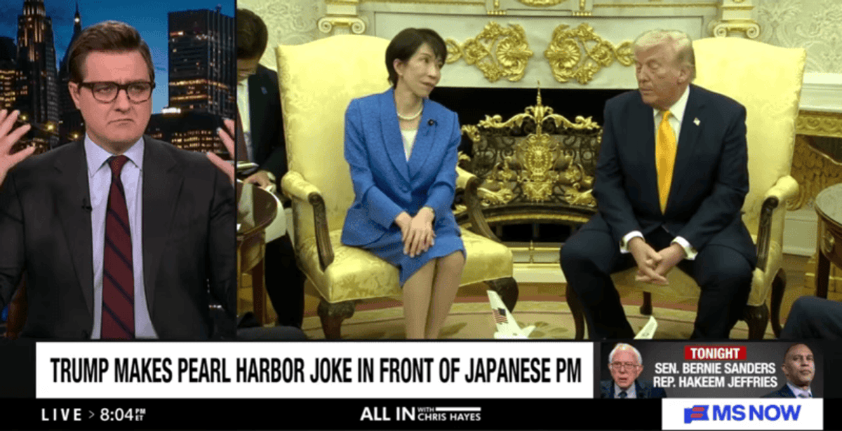 Chris Hayes dumbfounded as Trump exposes himself as a 'sociopath' for all to see