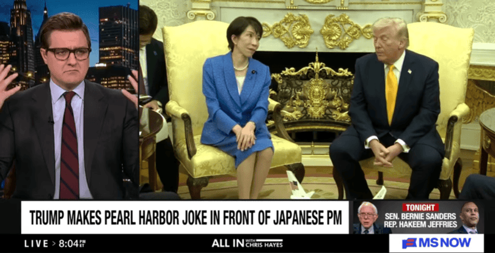 Chris Hayes dumbfounded as Trump exposes himself as a 'sociopath' for all to see