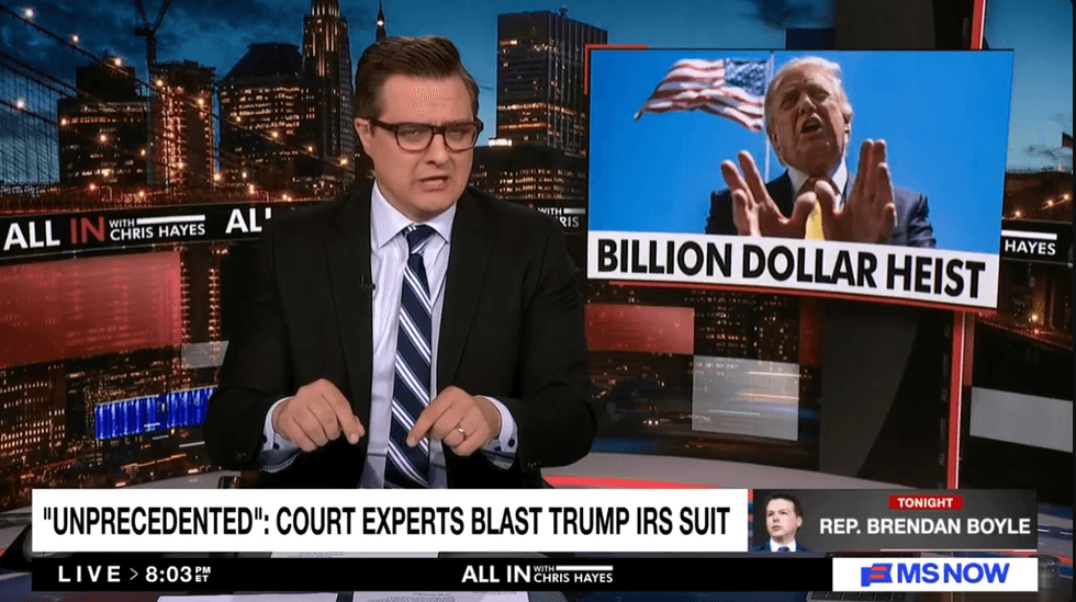 'Stinks to high heaven': Chris Hayes connects the dots on Trump's brazen slush fund