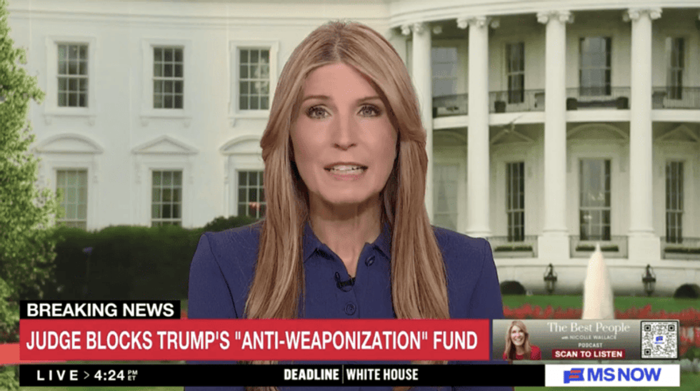 Gleeful Nicolle Wallace details Trump's 'humiliating' day in court: 'Hits keep coming'