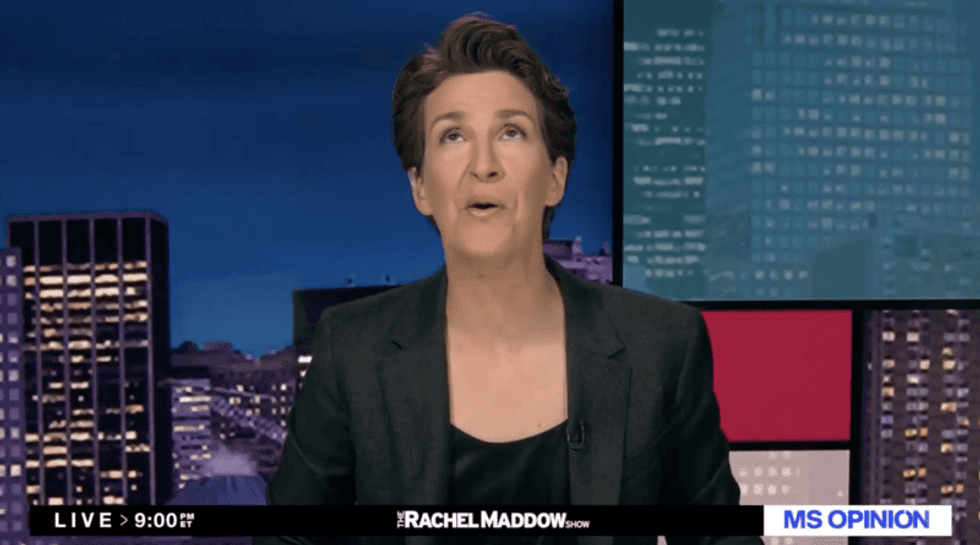 Rachel Maddow has a field day as Trump drowned in boos and middle fingers at NBA Finals