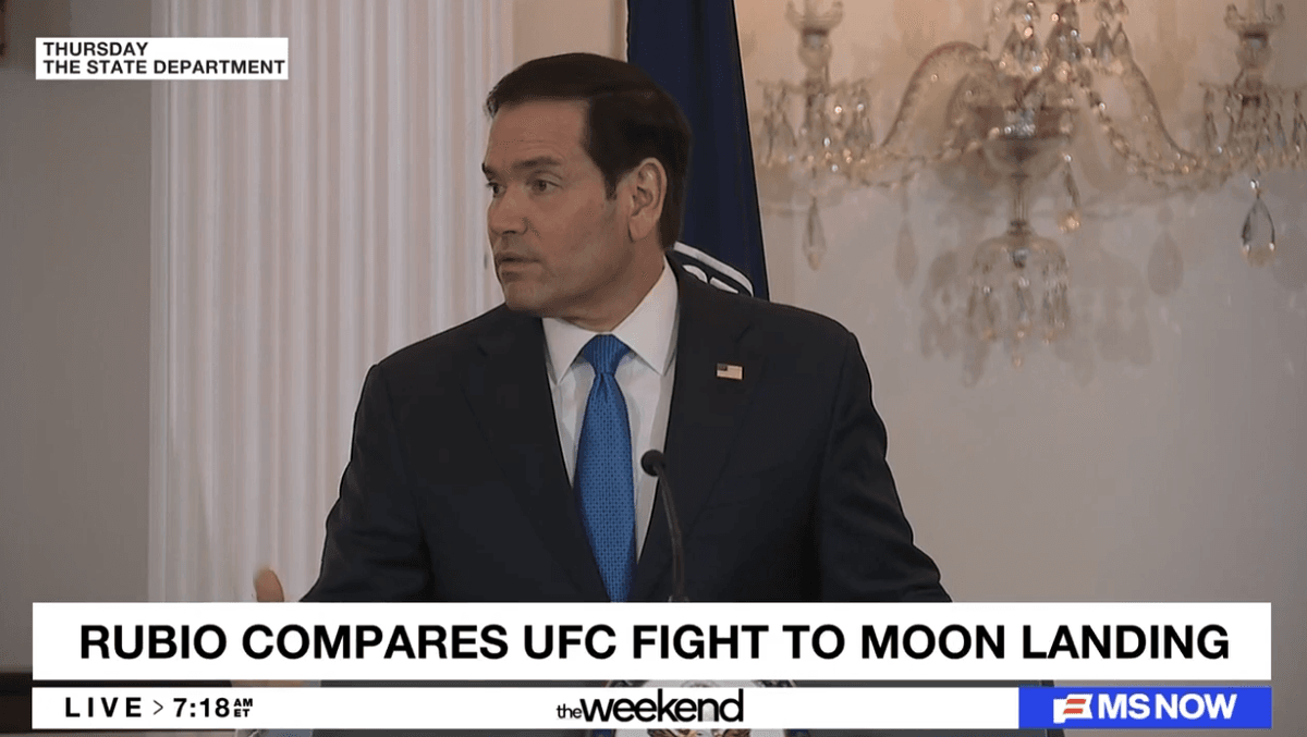 'You gotta hear this': MS NOW bursts into laughter watching Rubio's 'bizarre' comparison