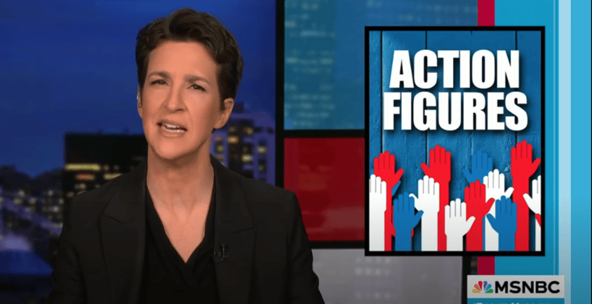 'Under water': MSNBC's Rachel Maddow warns GOP poll numbers 'dropping like a stone'
