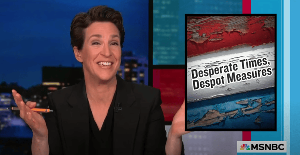 ‘Who’s that guy?' Rachel Maddow mocks Trump's meme coin ad — with flattering rendition