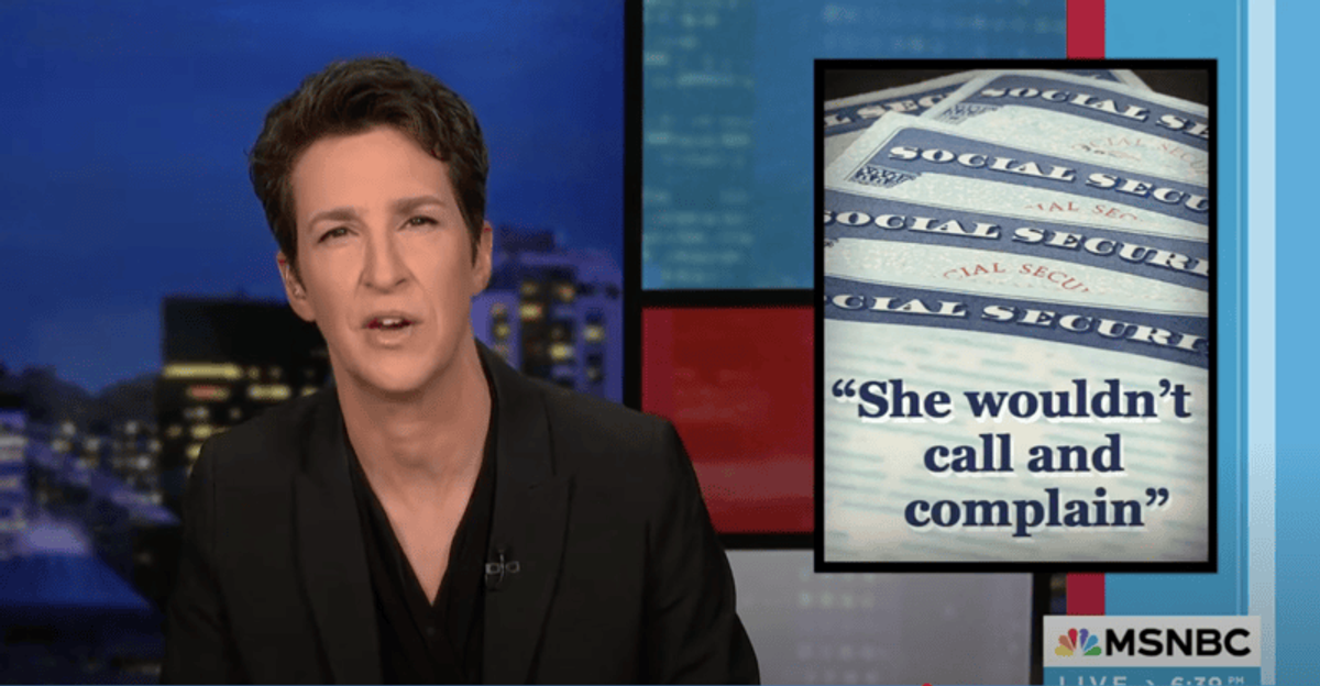 'Almost have to close my eyes': MSNBC's Rachel Maddow fumes over Trump official's remarks