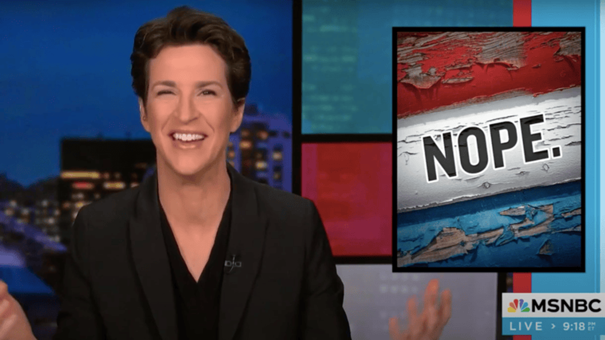 'Doesn’t exist!’ Maddow exposes Trump ally who invented expert — using anagram of his name